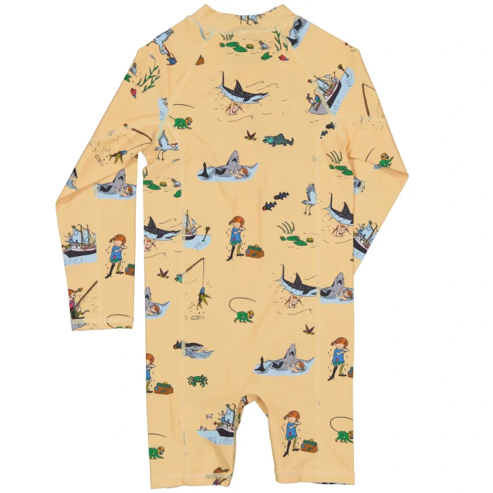 Geggamoja Pippi Långstrump UV-Dräkt Gul  86/92 Geggamoja