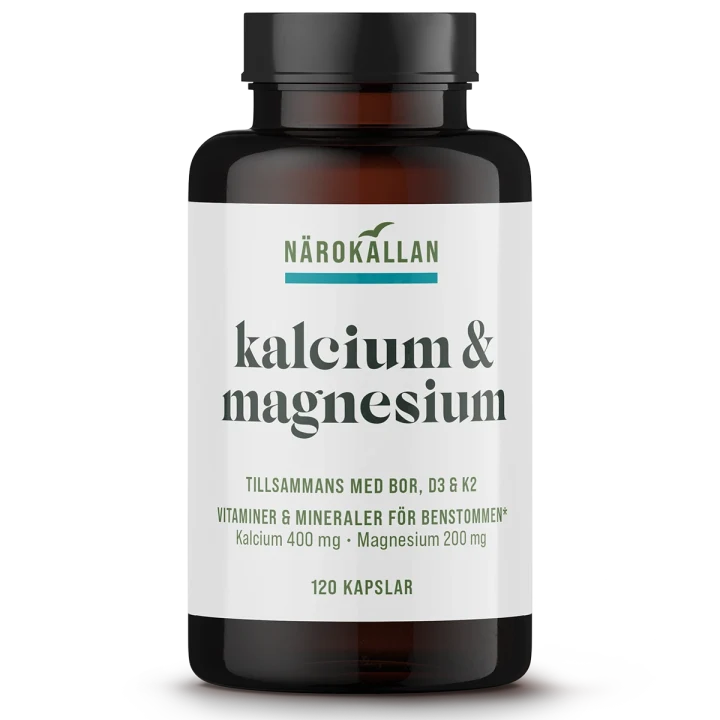 Närokällan Kalcium & Magnesium 120 kapslar Närokällan