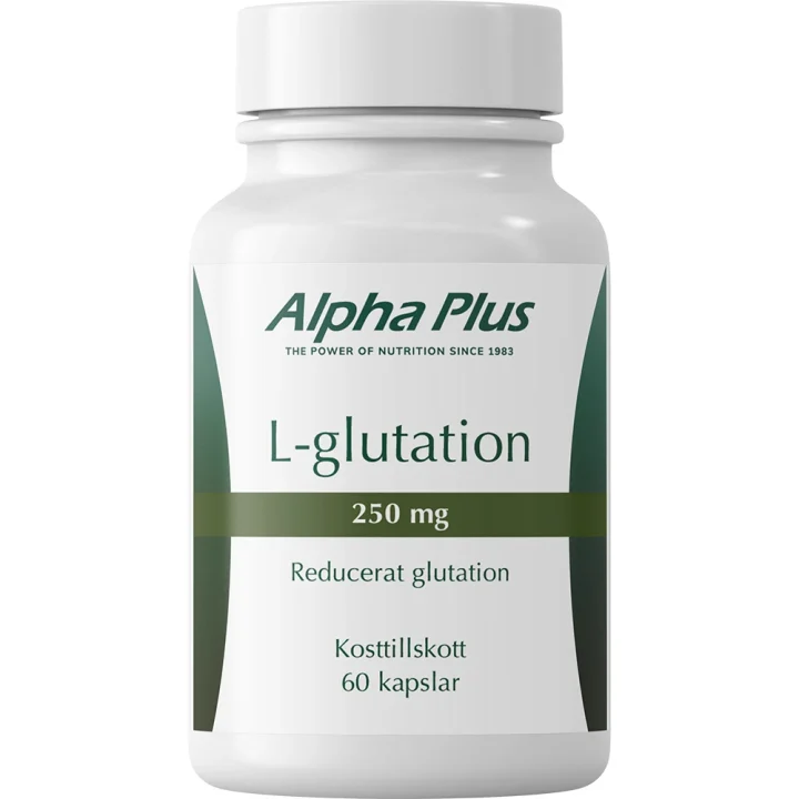 Alpha Plus L-glutation 250 mg 60 kapslar Alpha Plus