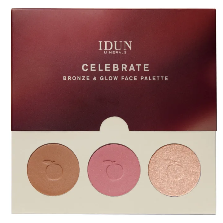 IDUN Minerals Celebrate Bronze & Glow Face Palette 7,6 g Idun Minerals
