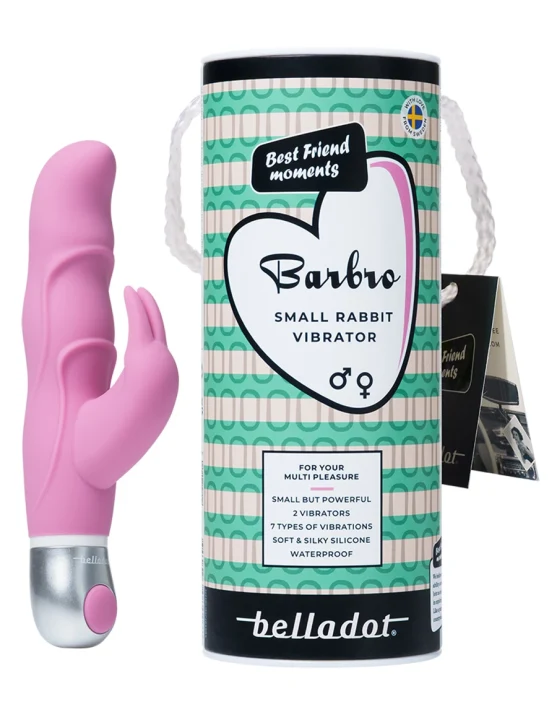 Belladot Barbro Liten Rabbitvibrator Rosa Belladot