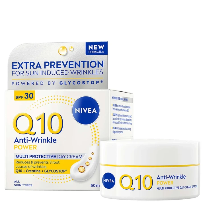 Nivea Q10 Anti-Wrinkle Power Multi Protective Day Cream SPF 30, 50 ml Nivea
