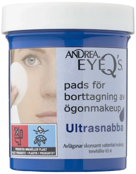 Andrea Eye Q's Ultra Quick Eye MakeUp Remover Pads 65 st Andrea