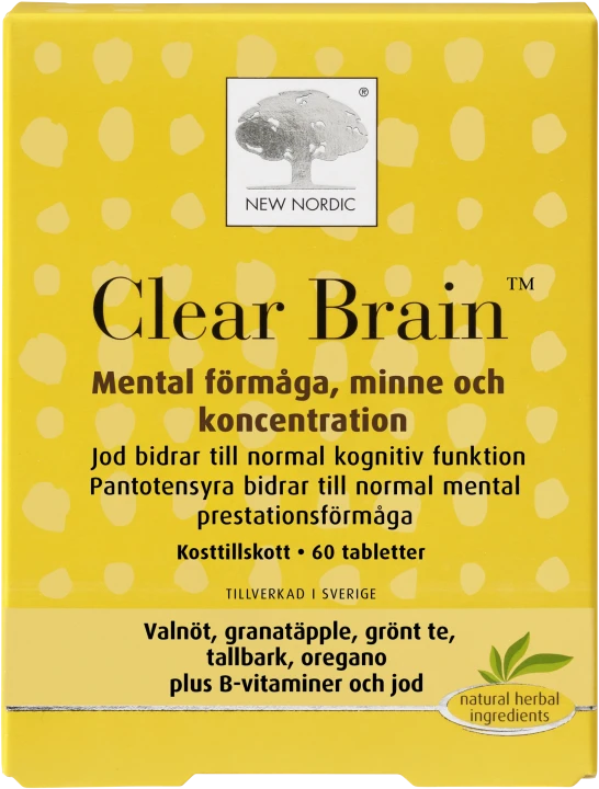 New Nordic Clear Brain 120 st New Nordic