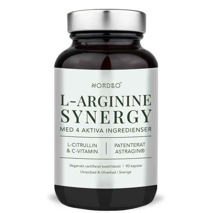 Nordbo L-Arginine Synergy 90 kapslar Nordbo
