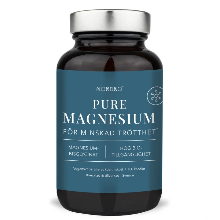 Nordbo Pure Magnesium 180 kapslar Nordbo