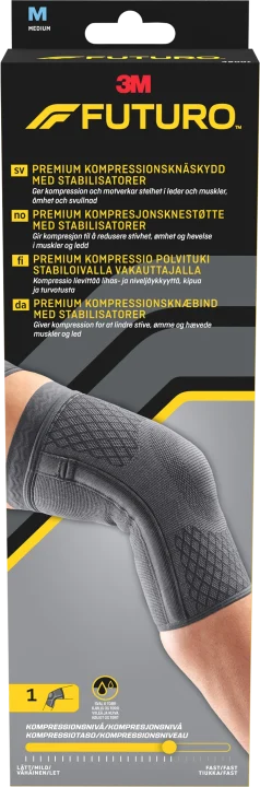 Futuro Premium Kompressionsknäskydd med stabilisatorer M Futuro