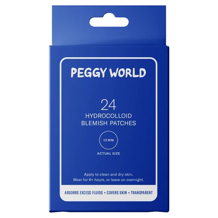 Peggy World Blemish Patches Round Transparent 24 st Peggy World