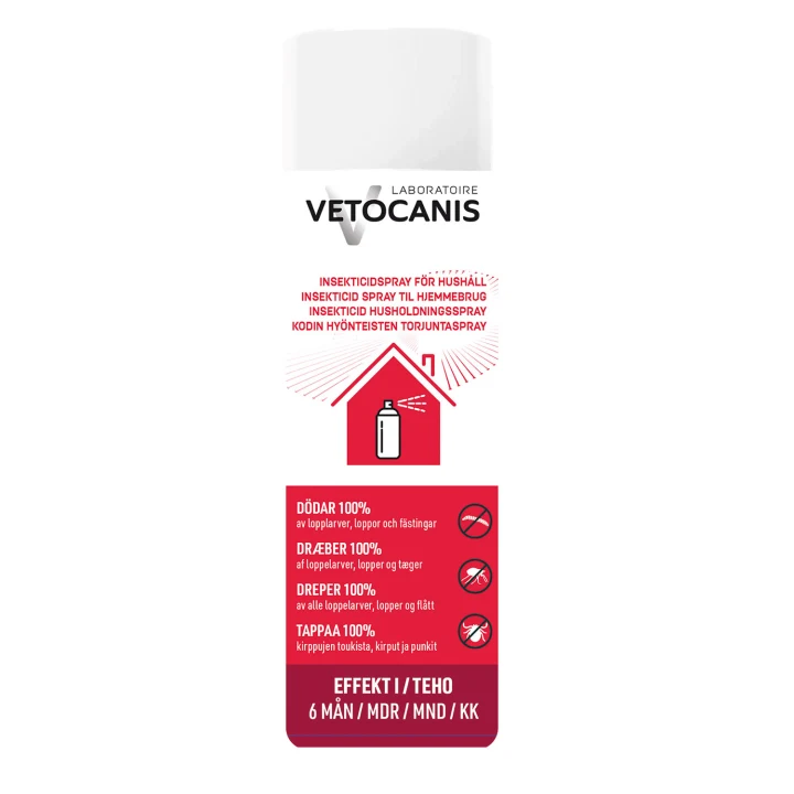 Vetocanis Insecticid spray för hushåll 250 ml Vetocanis
