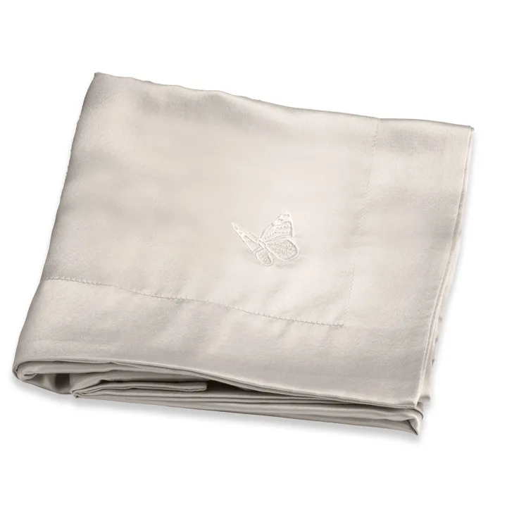 Amelie Soie Silk Pillow Grey Amelie Soie